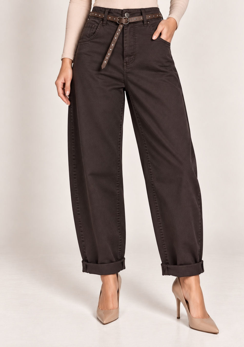 Pantaloni Mom Fit