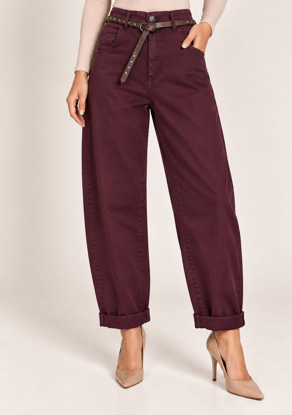 Pantaloni Mom Fit