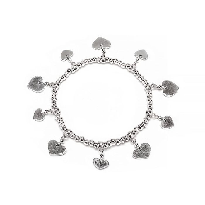 BRACCIALE ELASTICO CHARMS CUORI