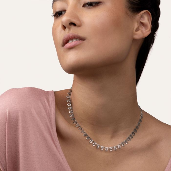 COLLANA MINI SAGOME CUORI