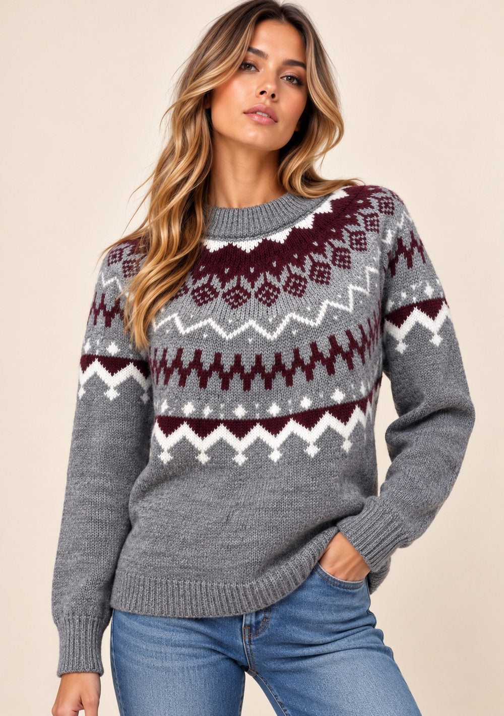 Maglia Jacquard