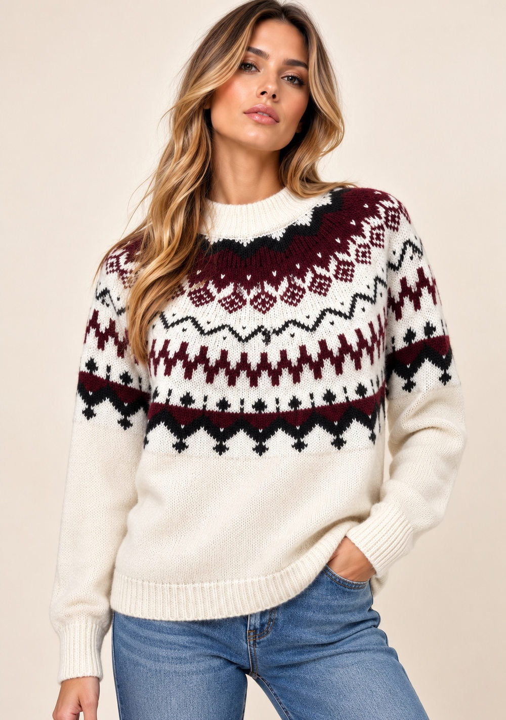 Maglia Jacquard