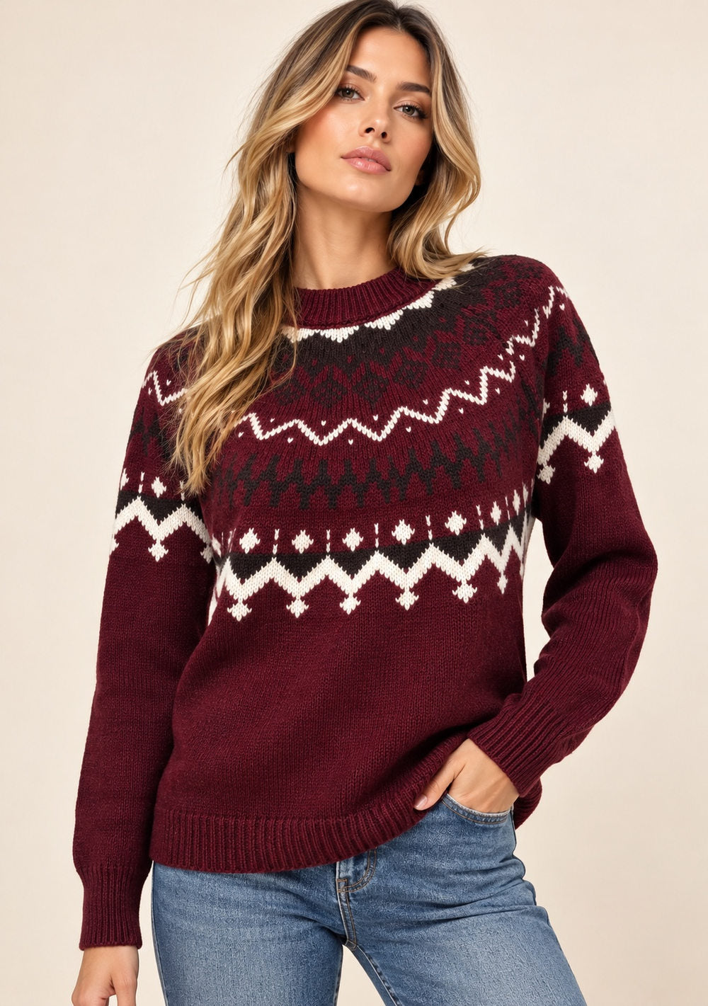 Maglia Jacquard