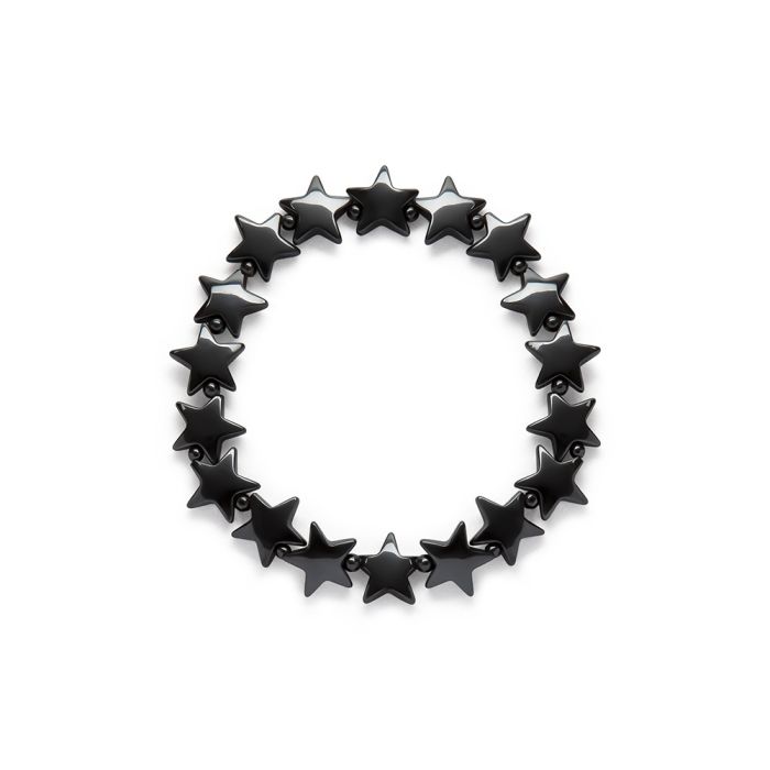 BRACCIALE ELASTICO STELLE GRANDI BOMBATE