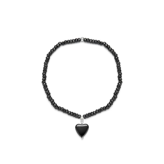 BRACCIALE ELASTICO CUORE PENDENTE