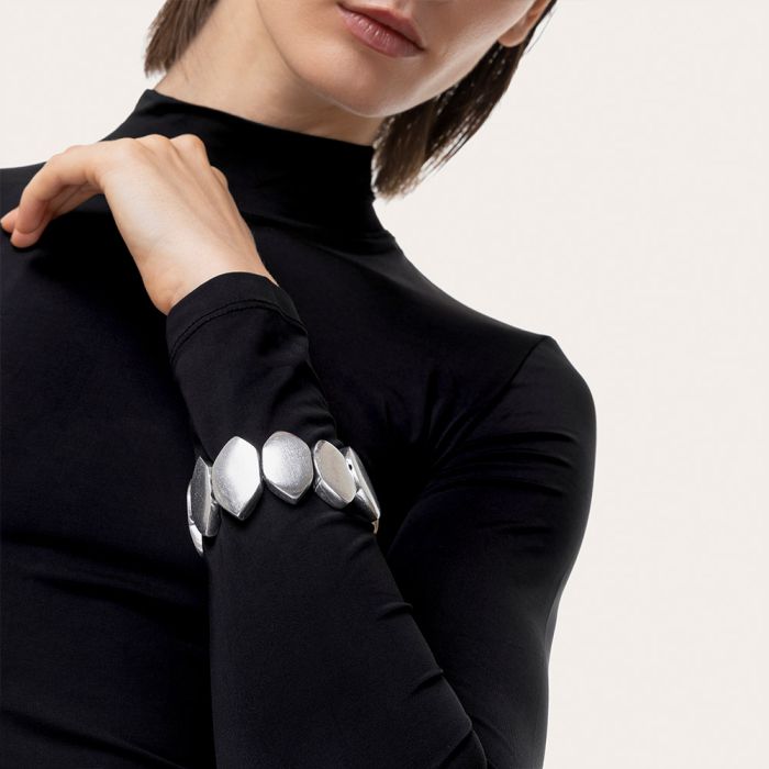 BRACELET 10 LOSANGES ARRONDIS