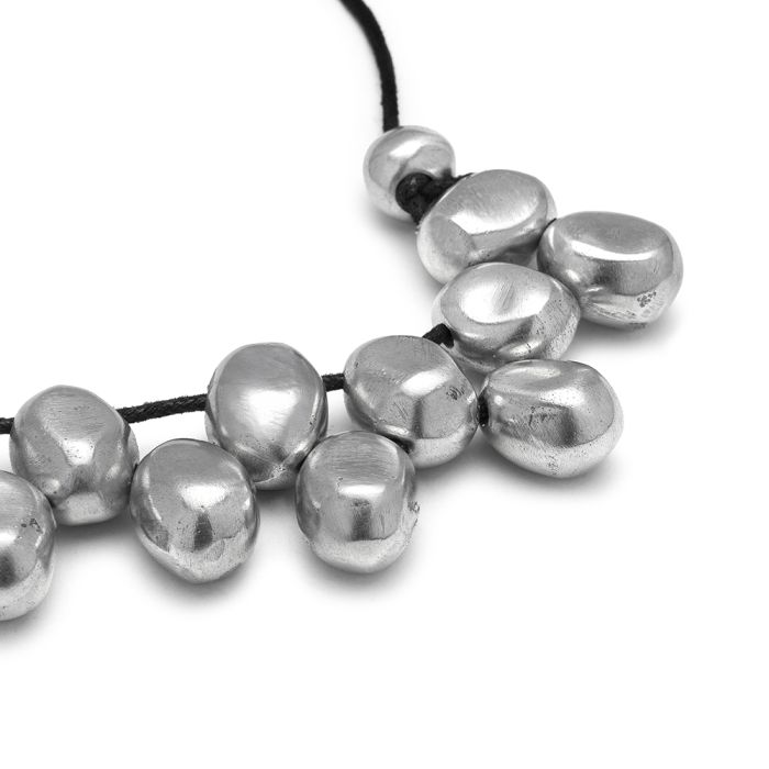 COLLIER OVALES BOMBEES DECALEES