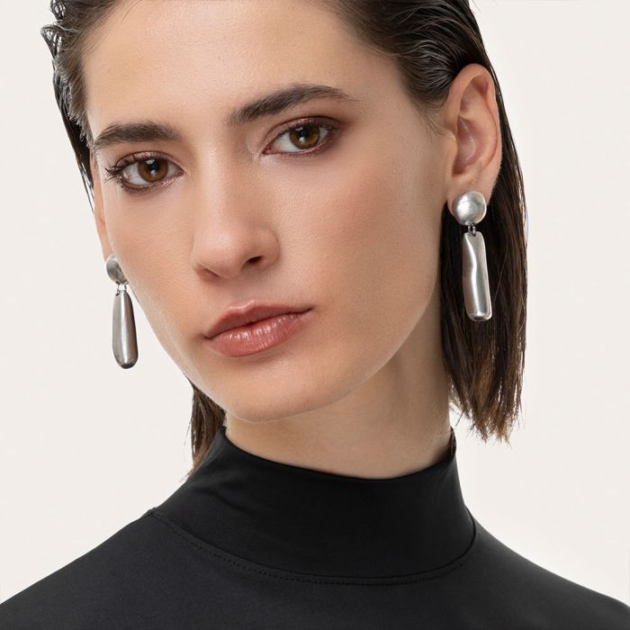 BOUCLES RONDE ET BARRETTE