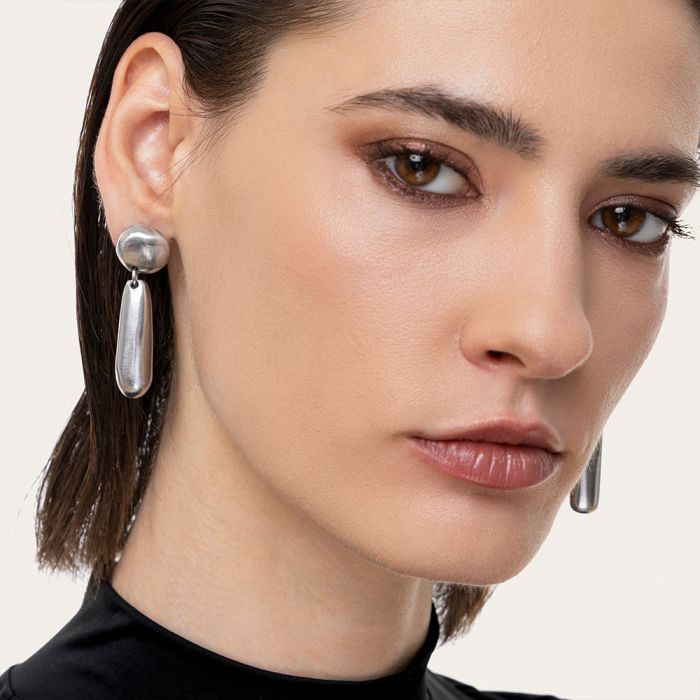 BOUCLES RONDE ET BARRETTE