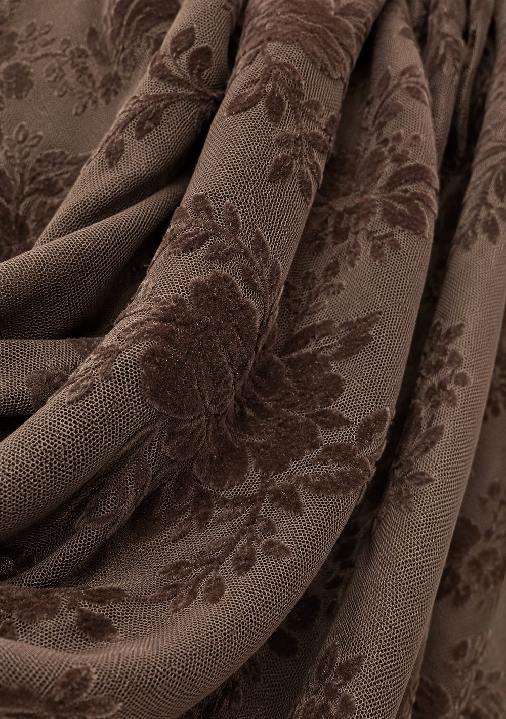 Camicia in Tulle Floccata