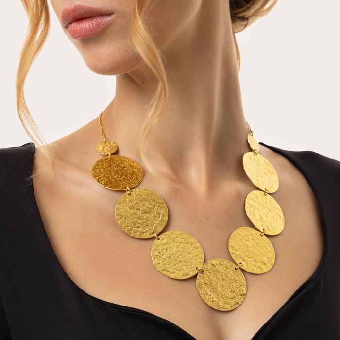 COLLANA 7 PLACCHE CERCHI