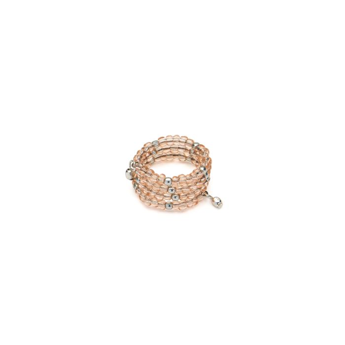 ANELLO MOLLA MINI PERLINE