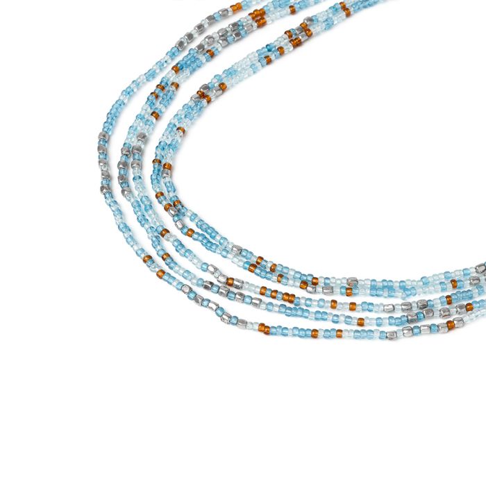 COLLANA PERLINE MULTIFILI