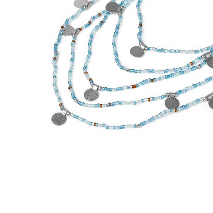 COLLANA MULTIFILI MONETE