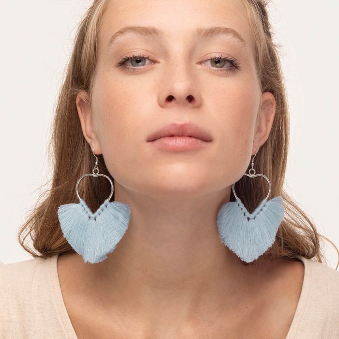 ORECCHINI CUORE FRANGE