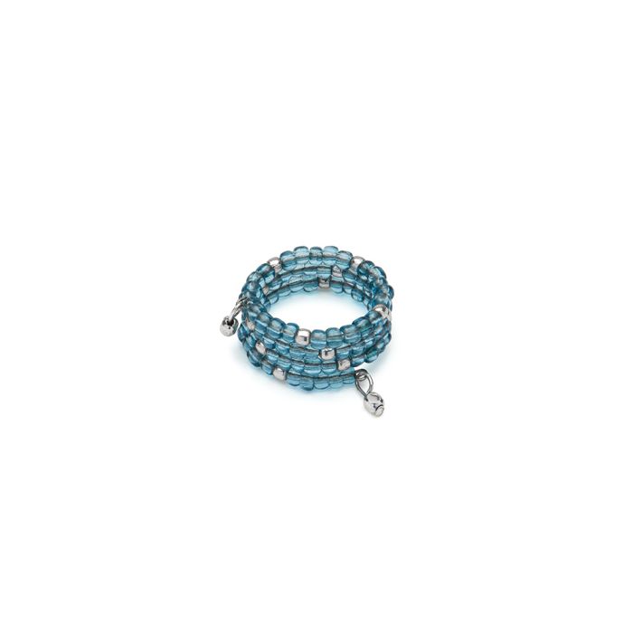 ANELLO MOLLA MINI PERLINE