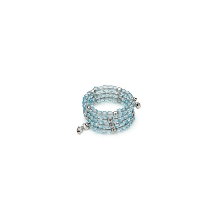 ANELLO MOLLA MINI PERLINE