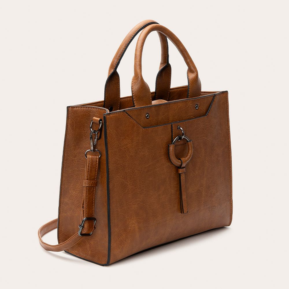 MAXI TOTE BAG BROWN