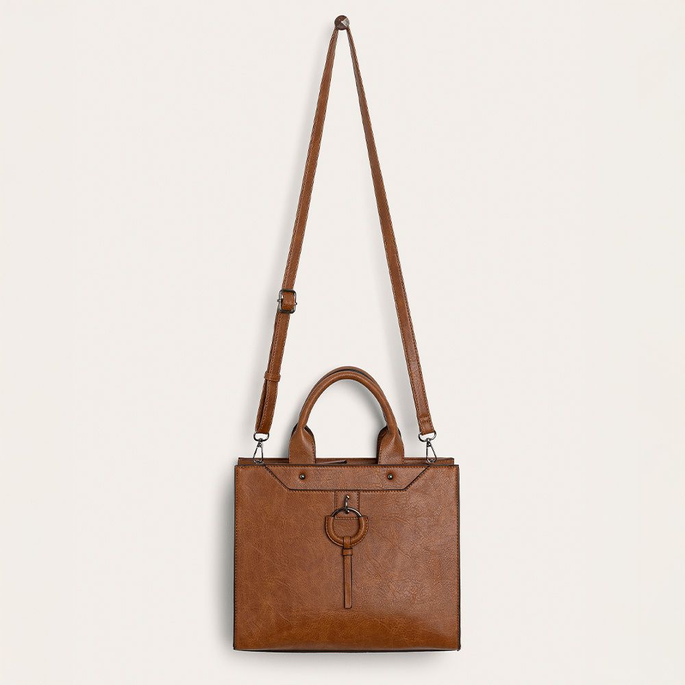 MAXI TOTE BAG BROWN