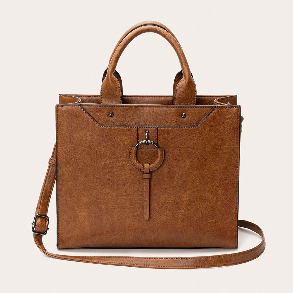 MAXI TOTE BAG BROWN