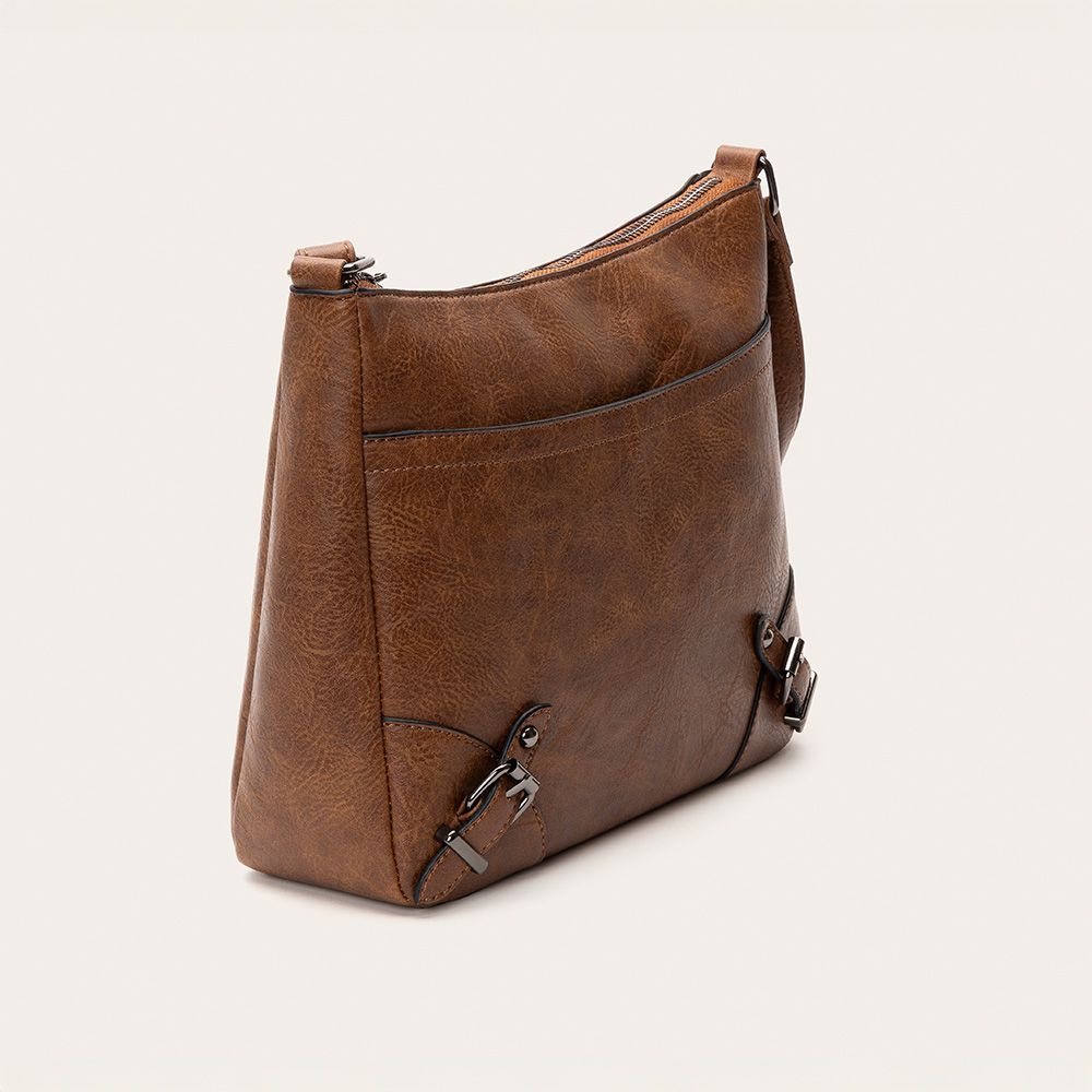 CROSSBODY BAG BROWN