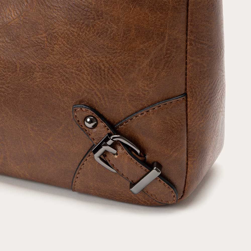 CROSSBODY BAG BROWN