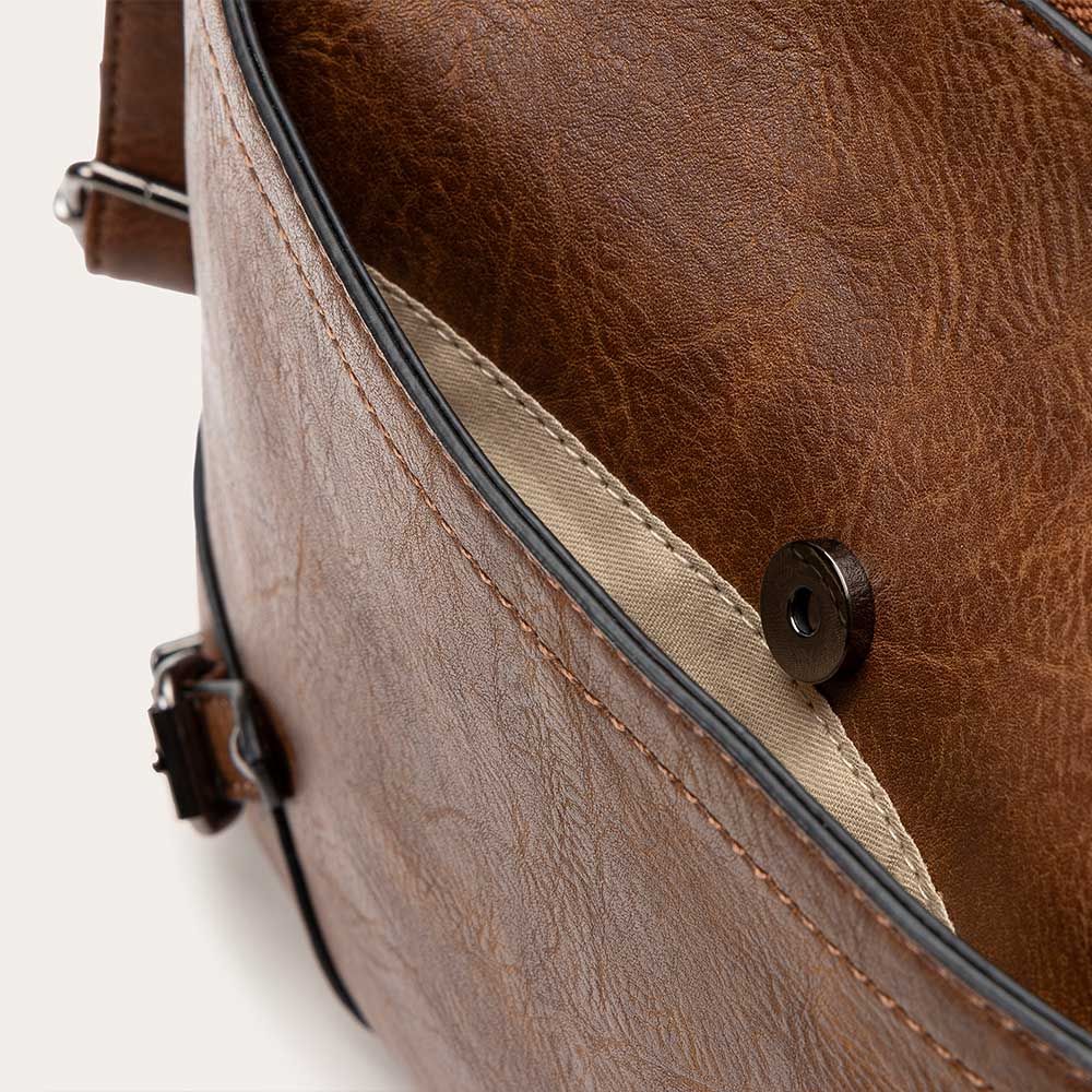 CROSSBODY BAG BROWN
