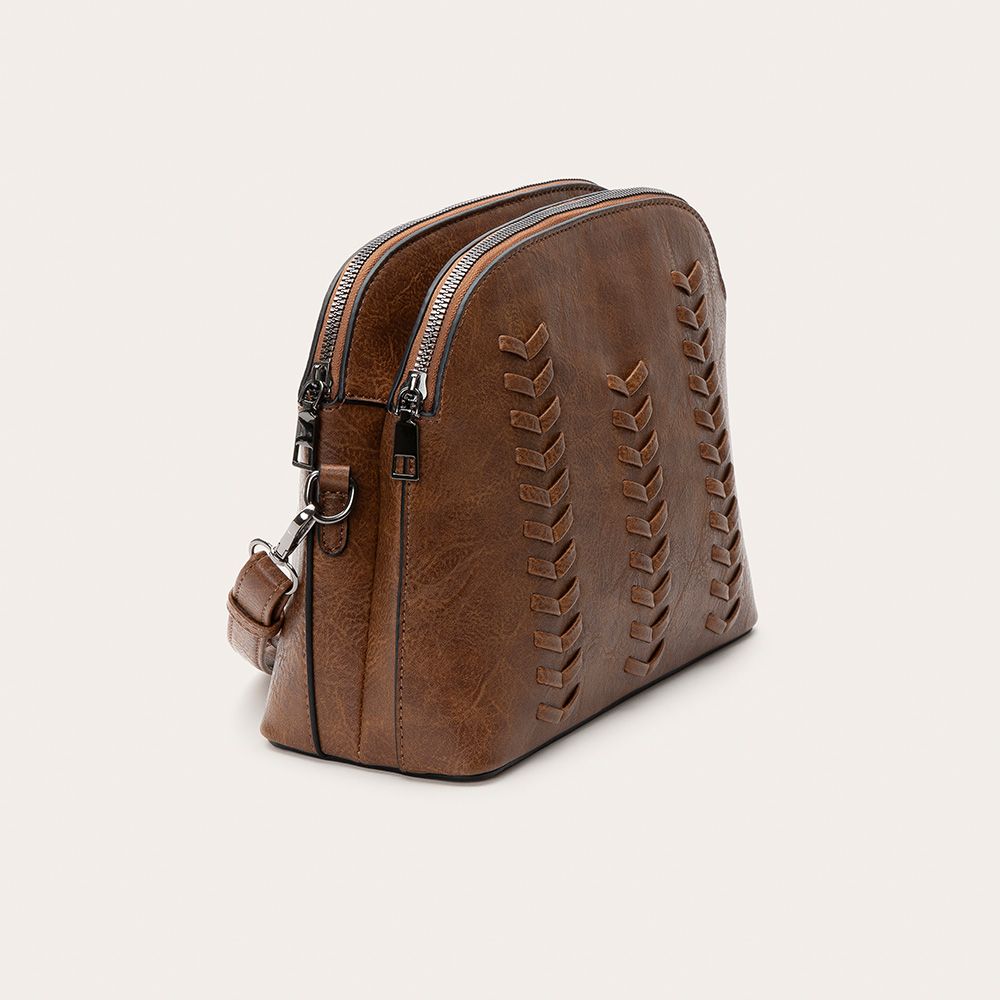 SMALL BOWLING BAG  BROWN