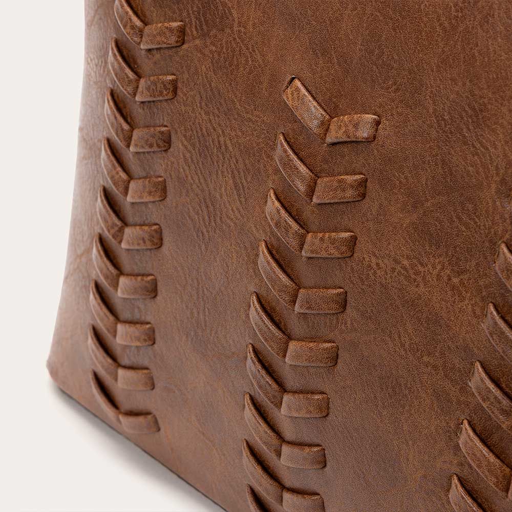 SMALL BOWLING BAG  BROWN