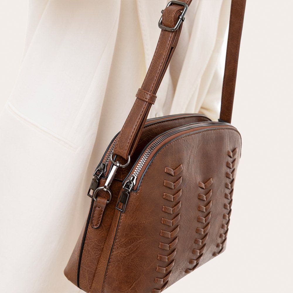 SMALL BOWLING BAG  BROWN