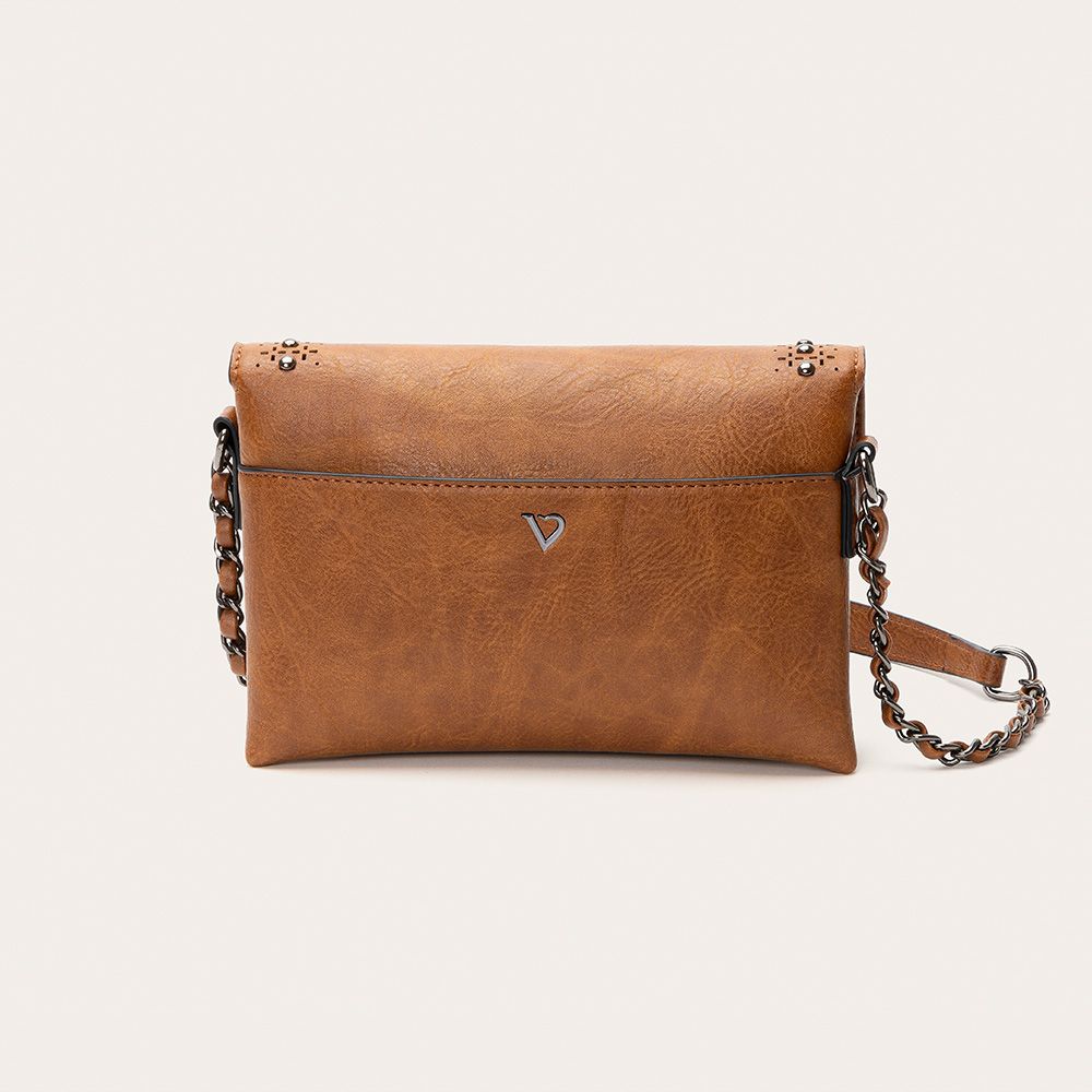 FLAP BAG BROWN