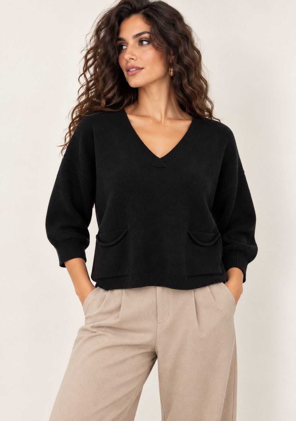 Maglia Corta con Tasche - foto 2