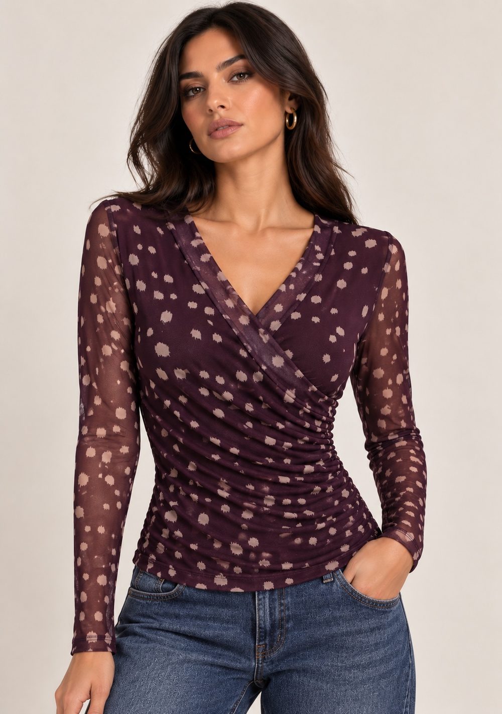 Maglia in Tulle Fantasia