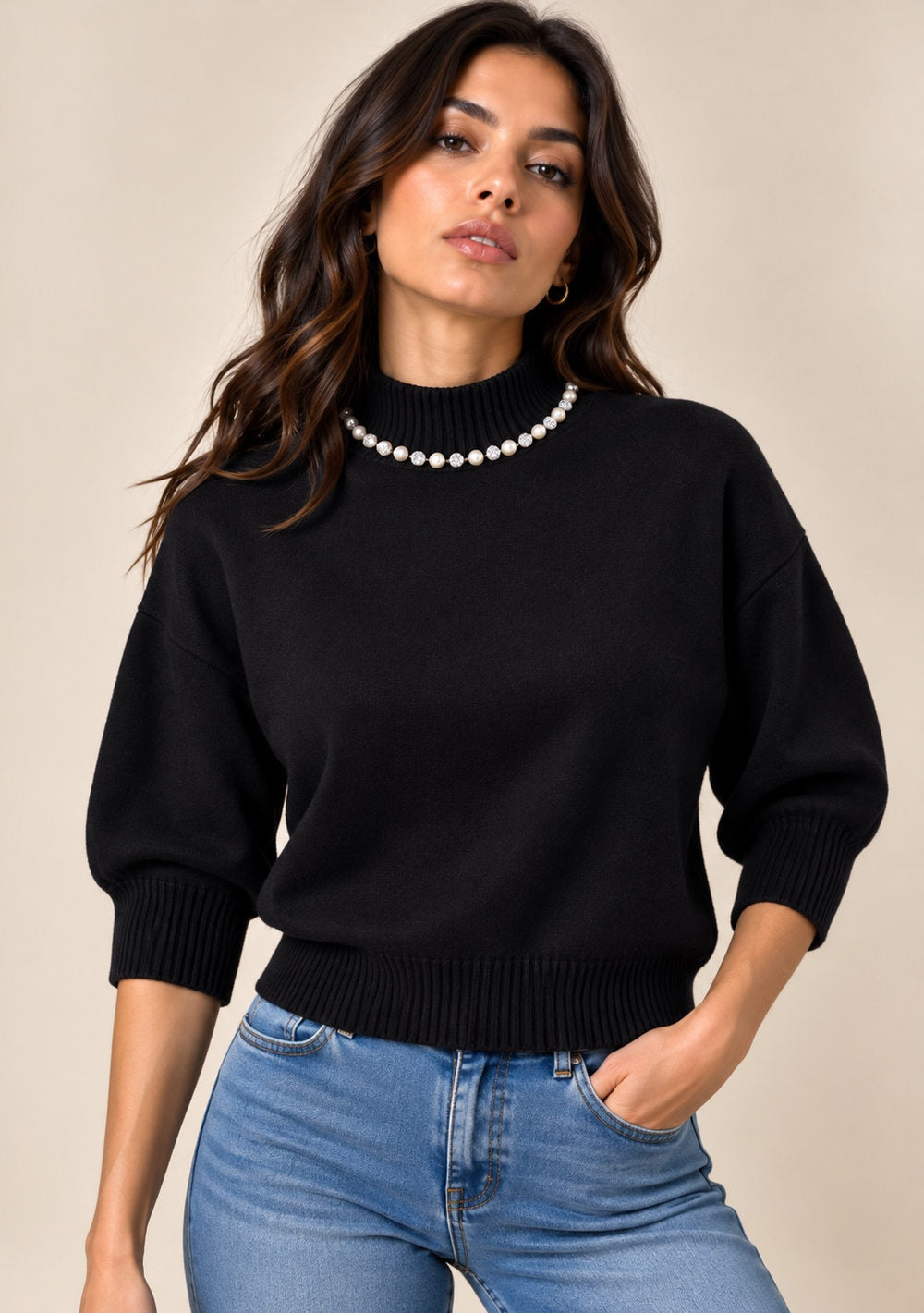 Maglia Cratere con Strass