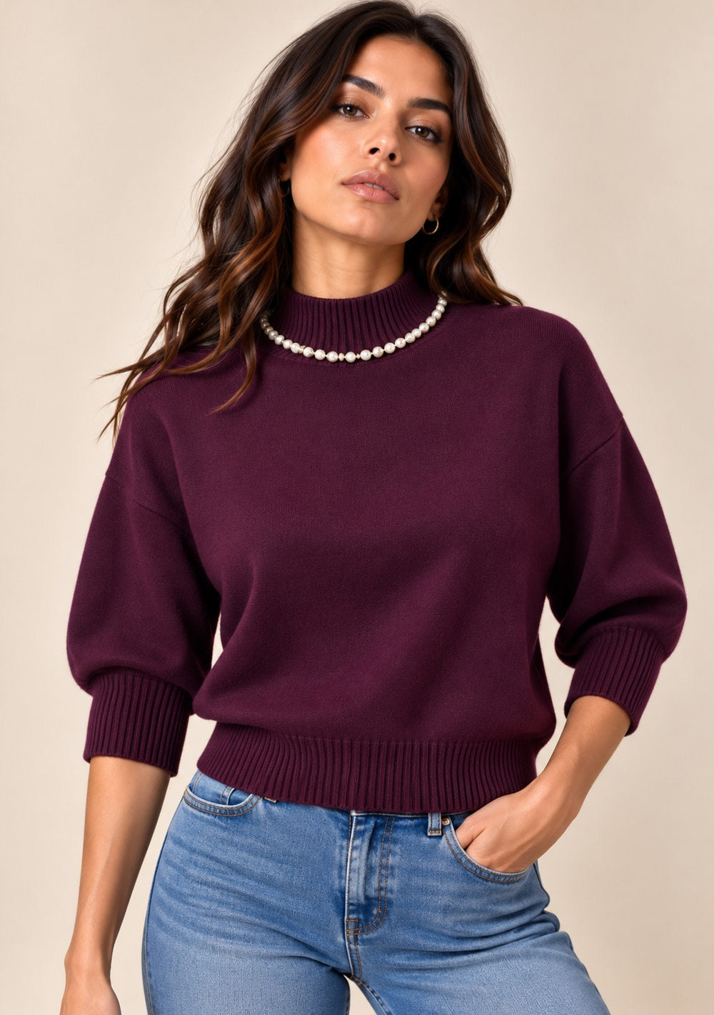 Maglia Cratere con Strass