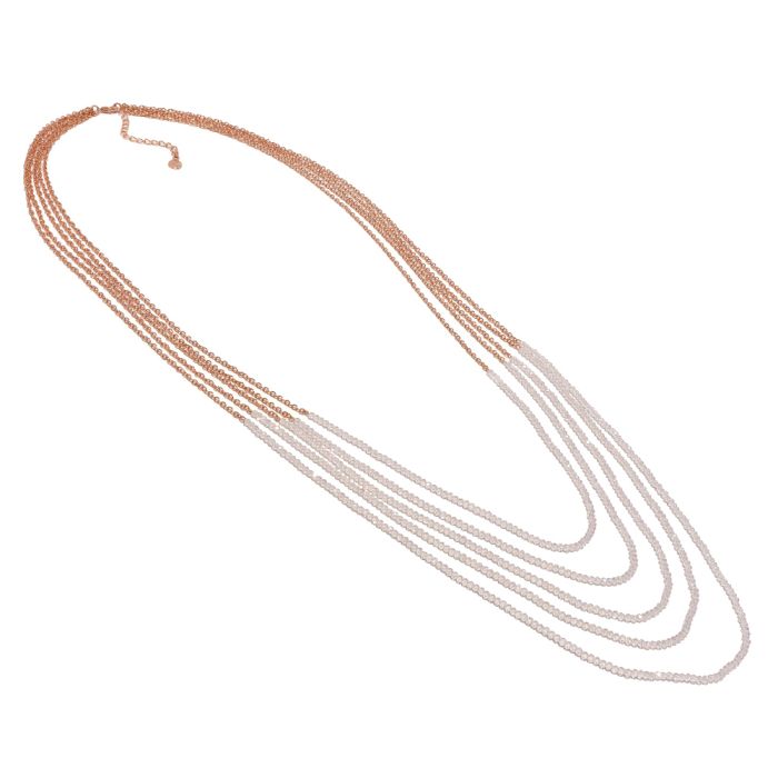COLLANA LUNGA 5 FILI CRISTALLI