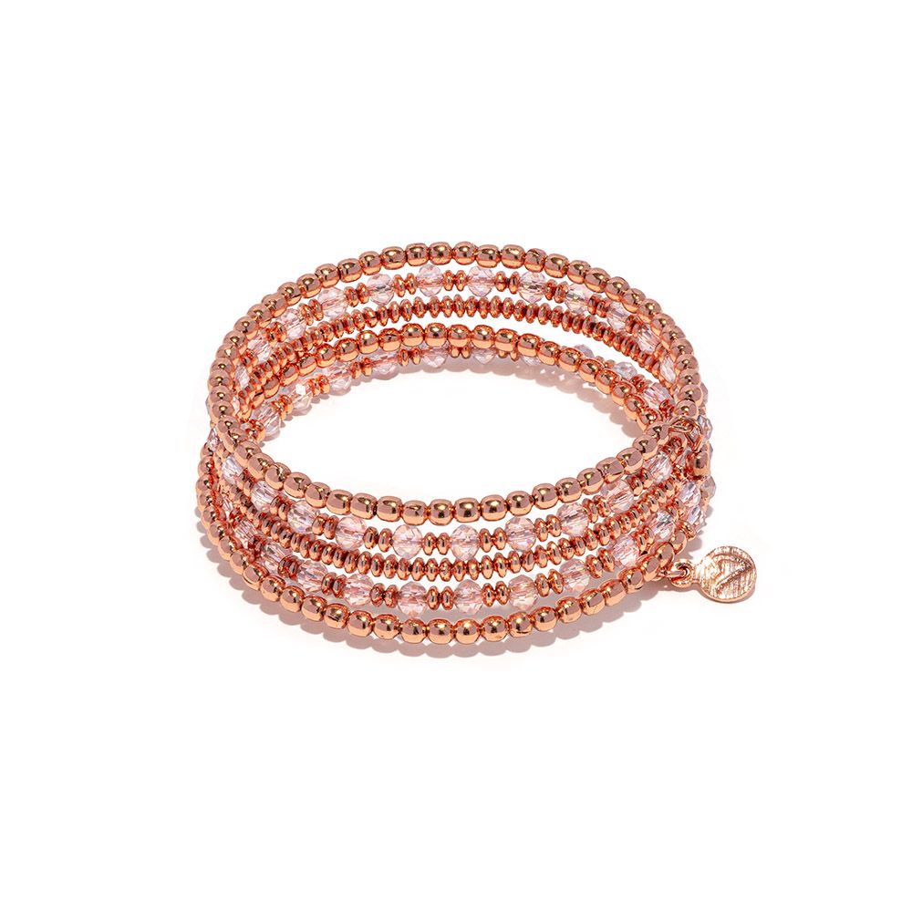 BRACCIALE 5 GIRI ELEMENTI MIX