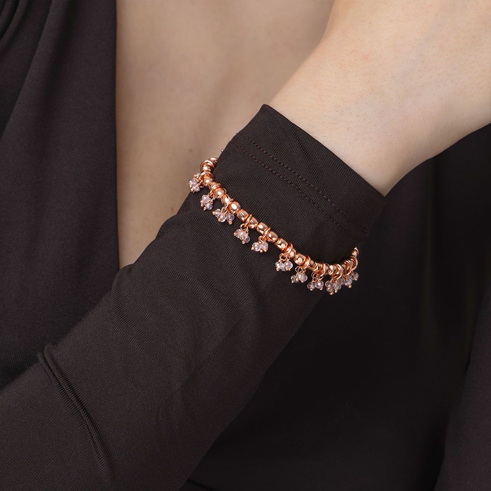BRACCIALE ELASTICO CRISTALLI MOGRA