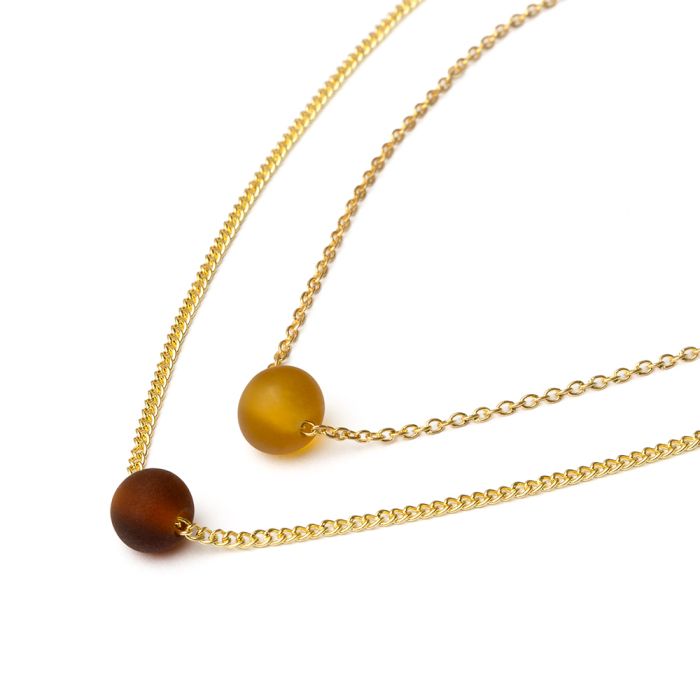 COLLANA 2 CATENE PERLE