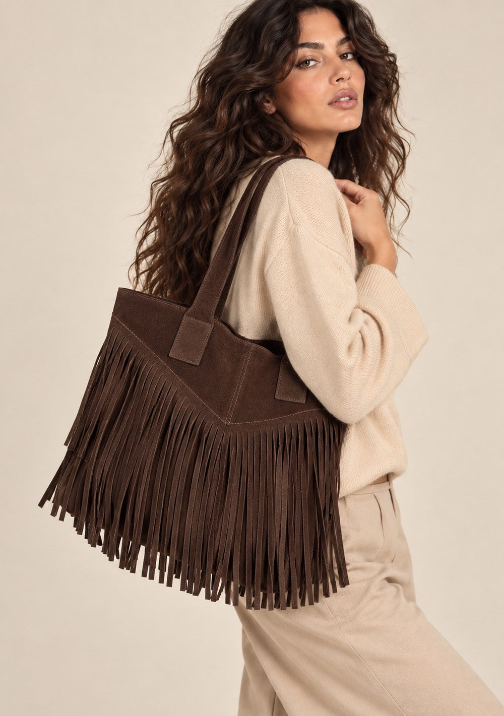 Borsa MARGOT con Frange