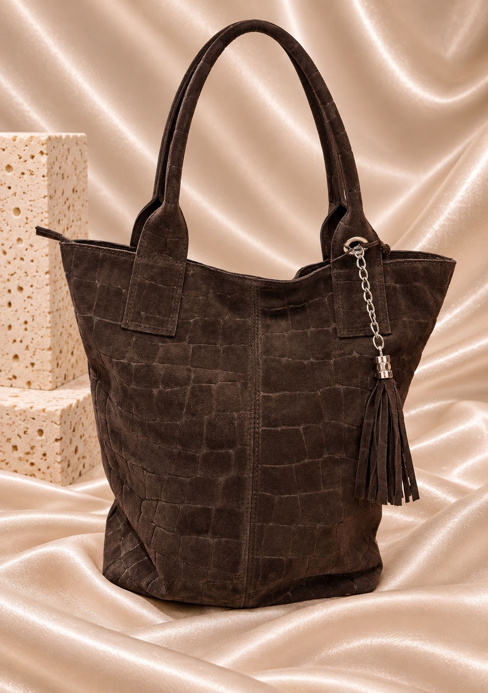 Shopper DELIA Stampa Cocco