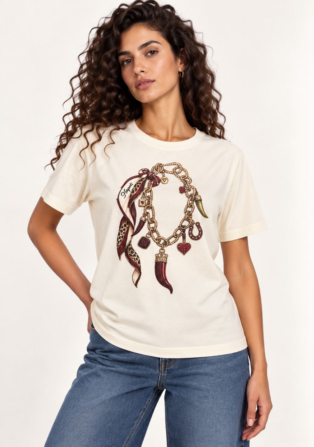 T-Shirt Regular "Collana Corno"