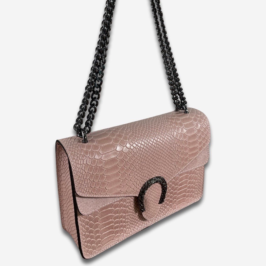 Borsa BABETTE in vera pelle - Rosa