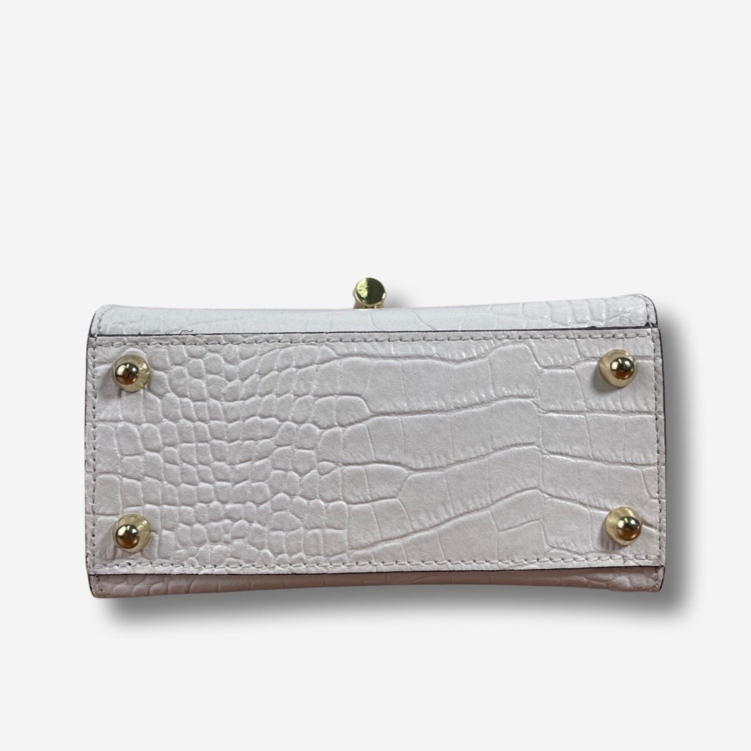 Borsa GRACE in vera pelle - Bianco