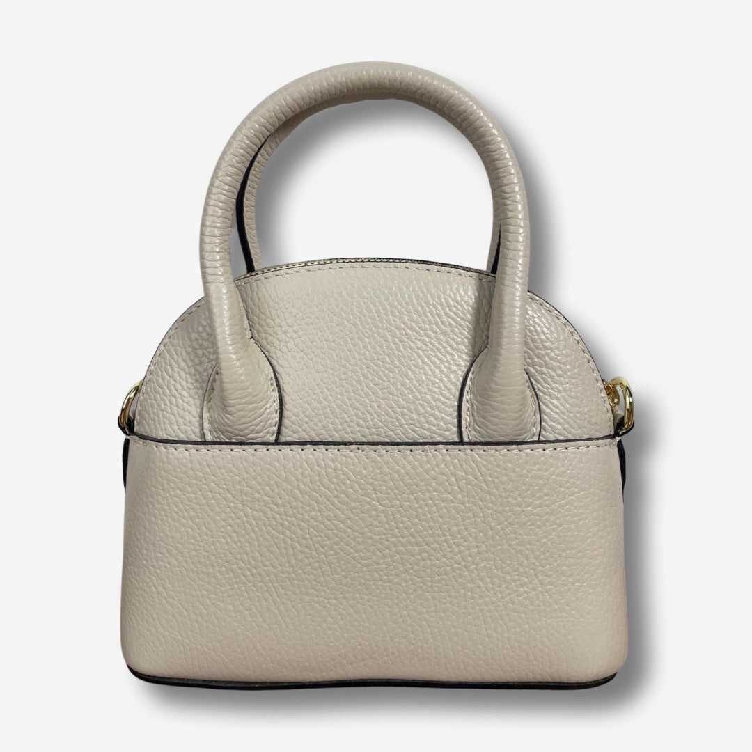 Borsa MADISON in vera pelle - Beige Chiaro