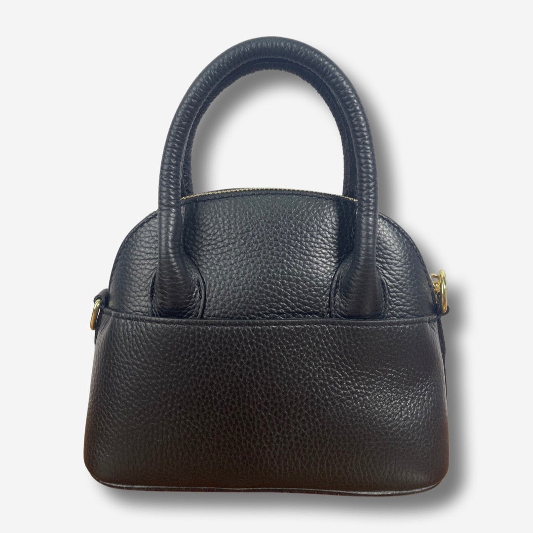 Borsa MADISON in vera pelle - Nero