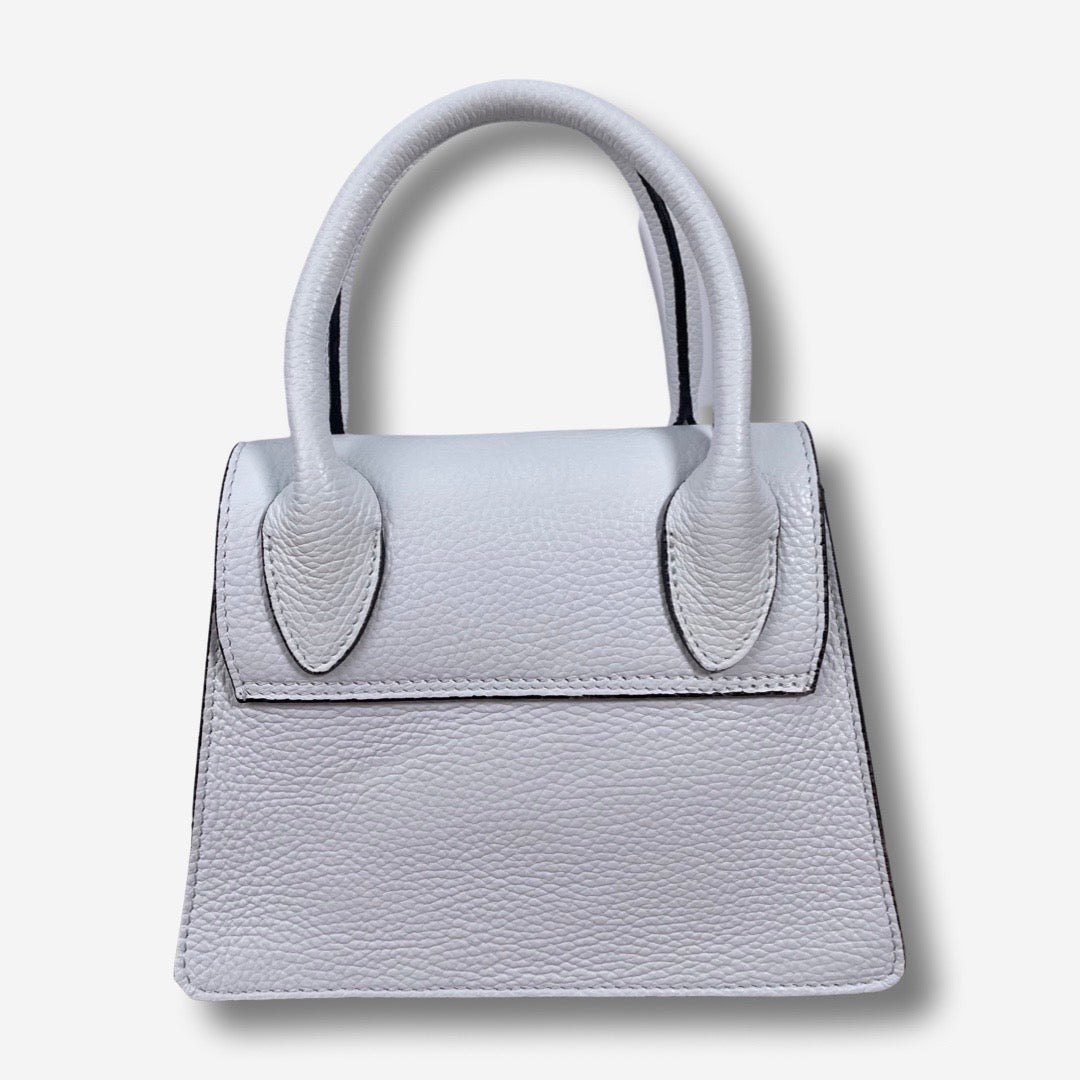 Borsa MARLIN in vera pelle - Bianco