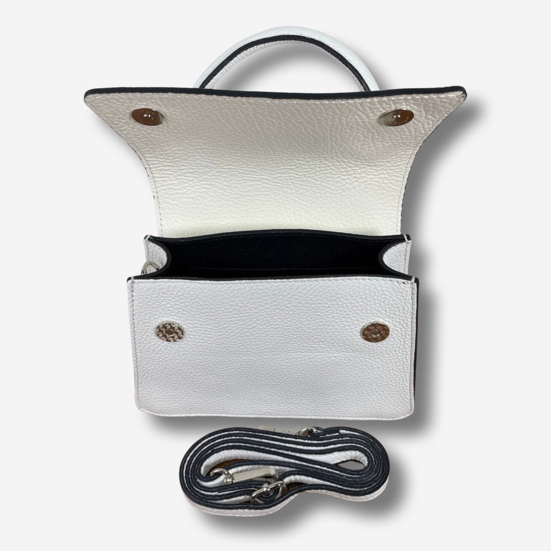 Borsa MARLIN in vera pelle - Bianco