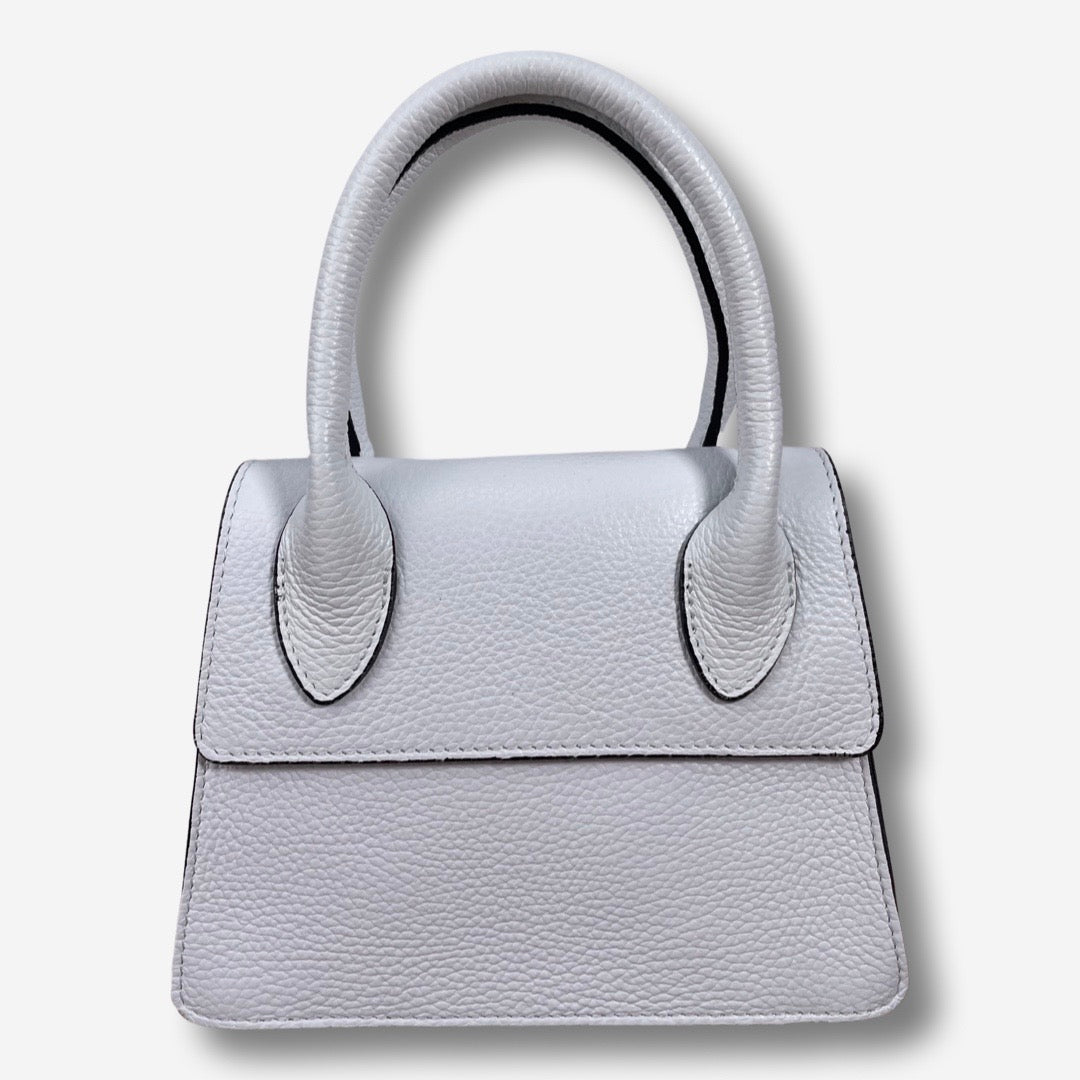 Borsa MARLIN in vera pelle - Bianco