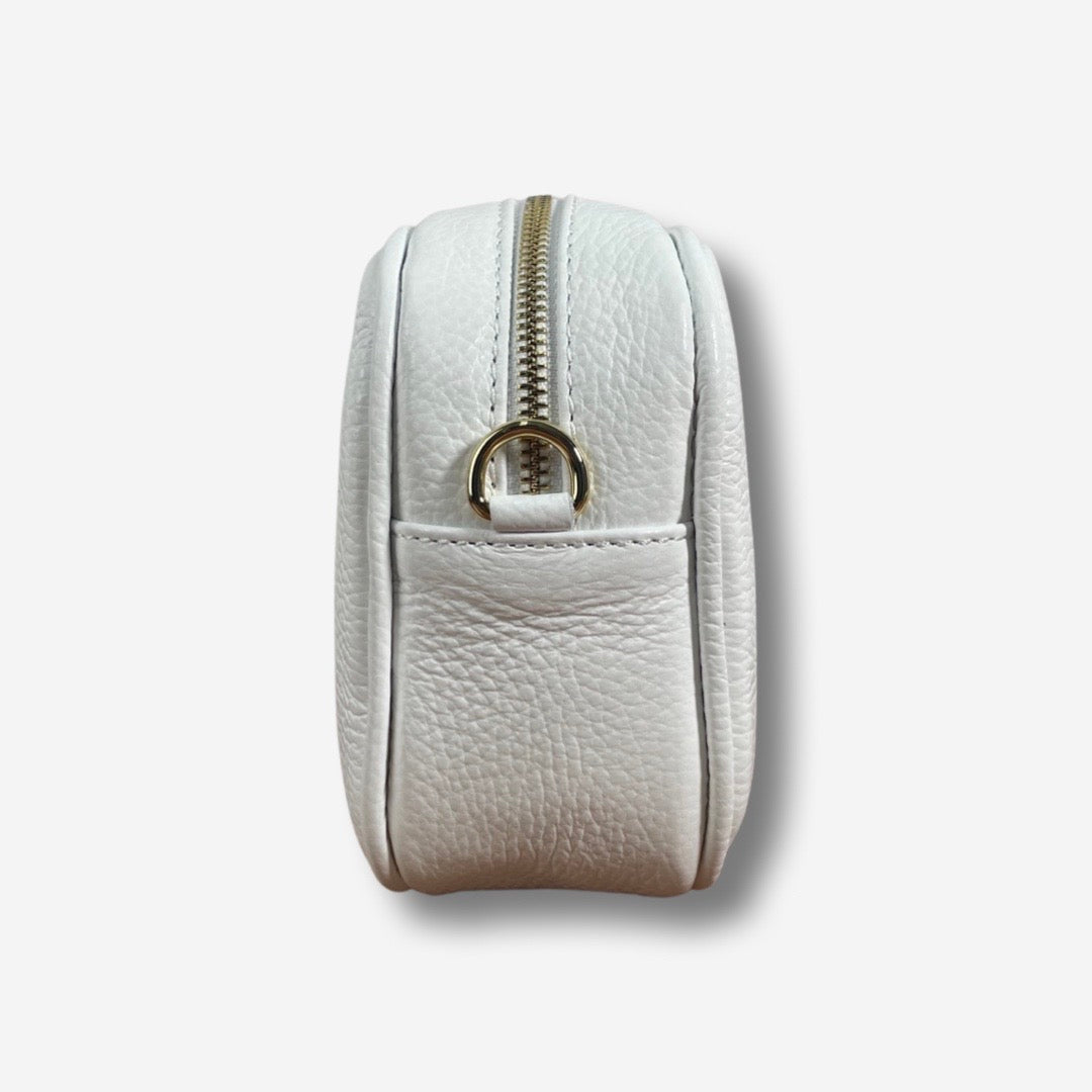 Borsa PARIS in vera pelle - Bianco